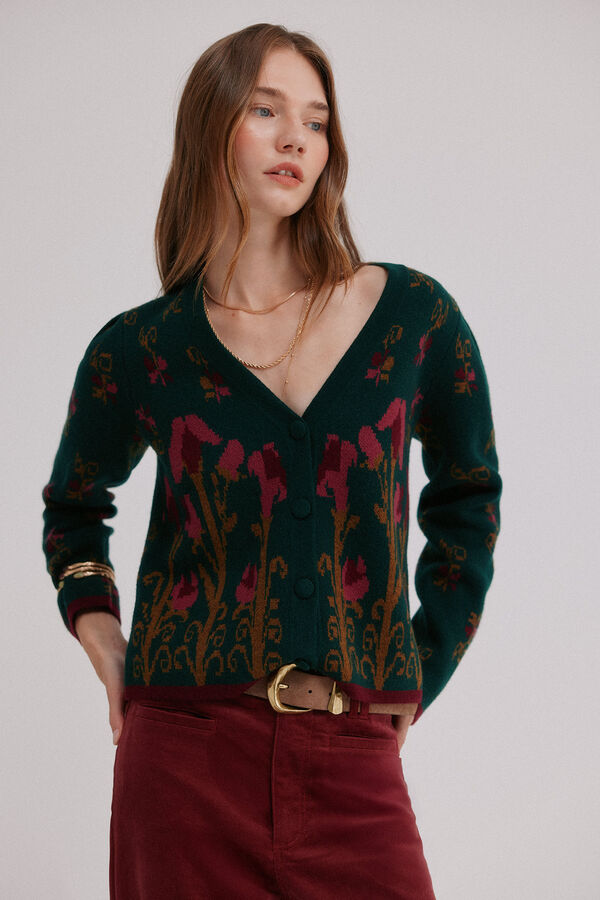 Hoss Intropia Itzel. C&aacute;rdigan jacquard Multicolor