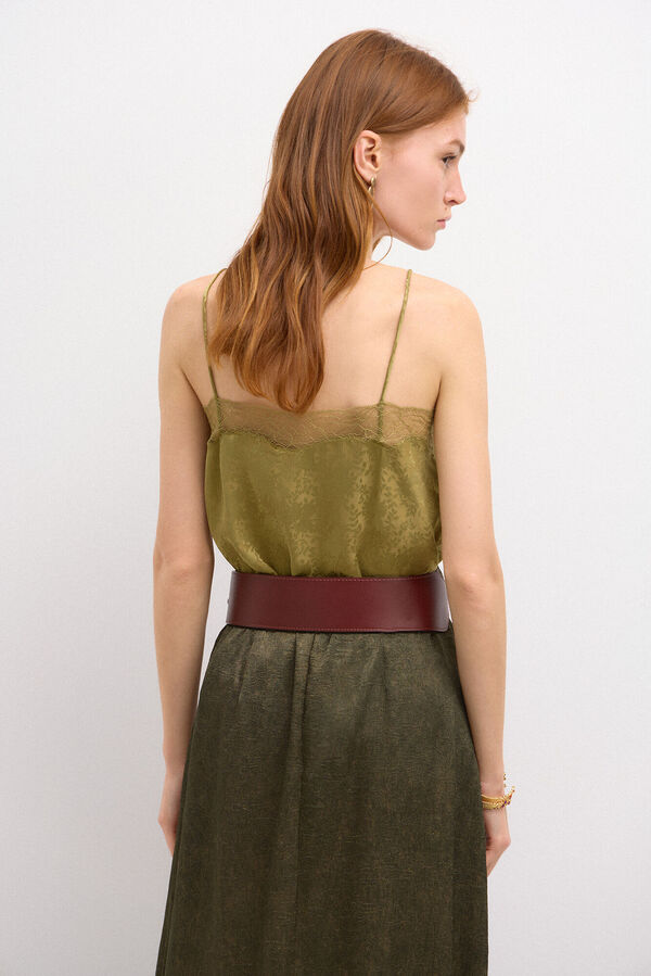 Hoss Intropia Cintia. Parte superior fixa Verde