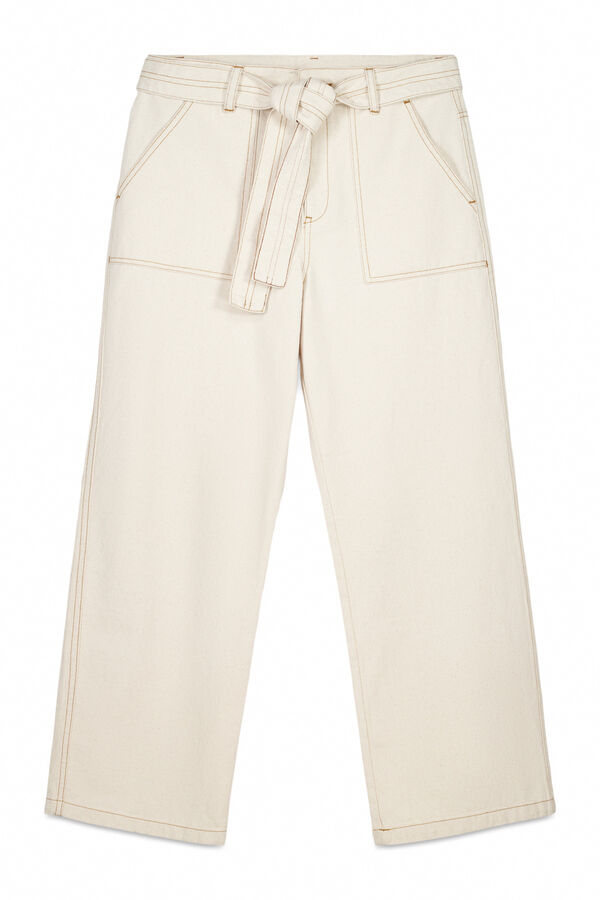 Hoss Intropia Paloma. Jeans fluído Ecru