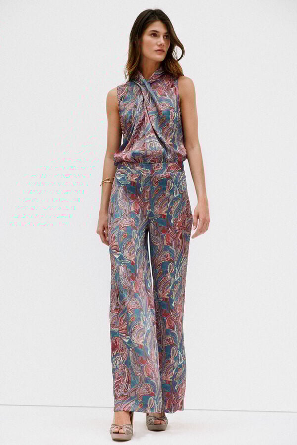 Hoss Intropia Paloma. Pantalones estampados Multicolor