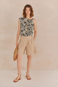 Hoss Intropia Pamélia. Bermudas linho