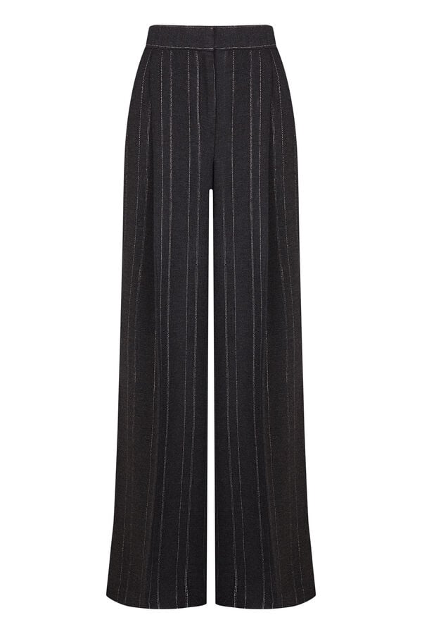 Hoss Intropia Pietra. Pantal&oacute;n a rayas Gris oscuro