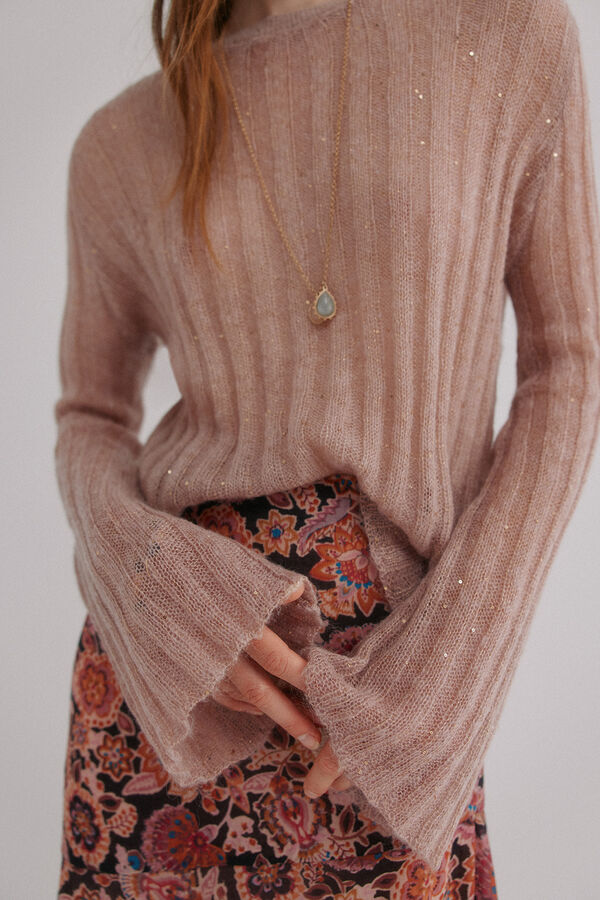 Hoss Intropia Neus. Jersey cuello redondeado Rosa