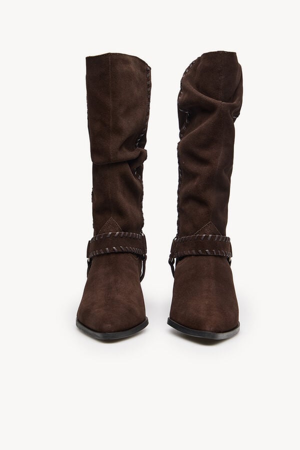 Hoss Intropia Maialen. Botas de croute  Castanho