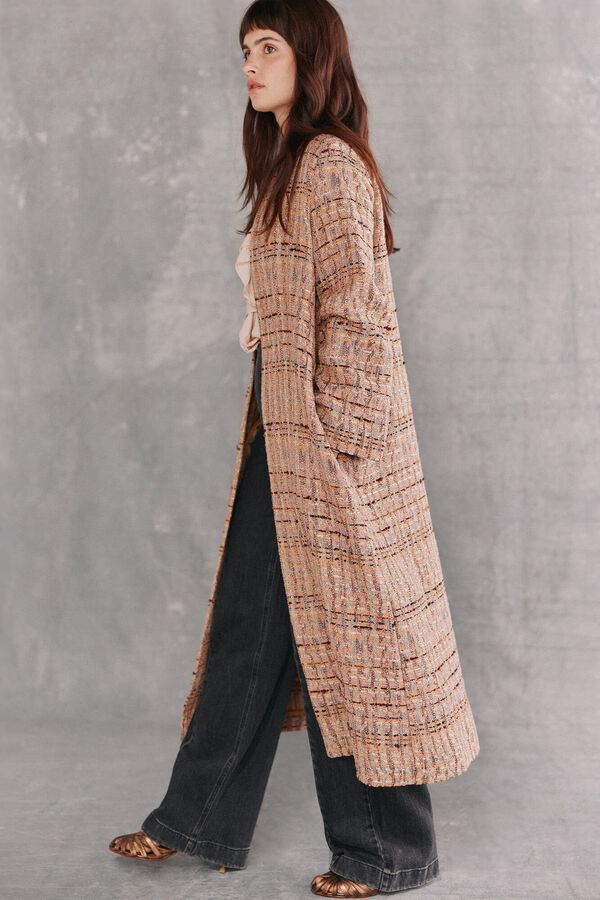 Hoss Intropia Analia. Abrigo largo fantasía Multicolor