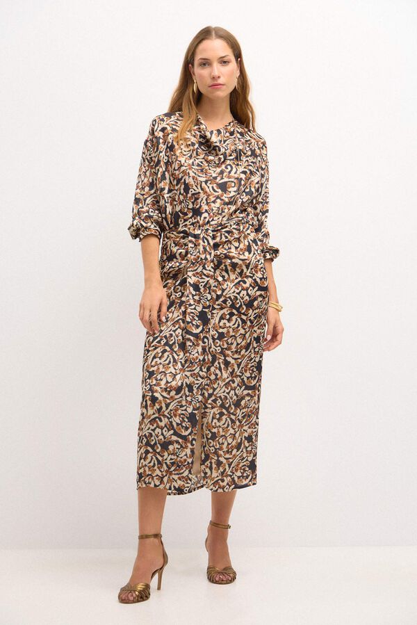 Hoss Intropia Omaira. Saia com n&oacute; central  Multicolorido