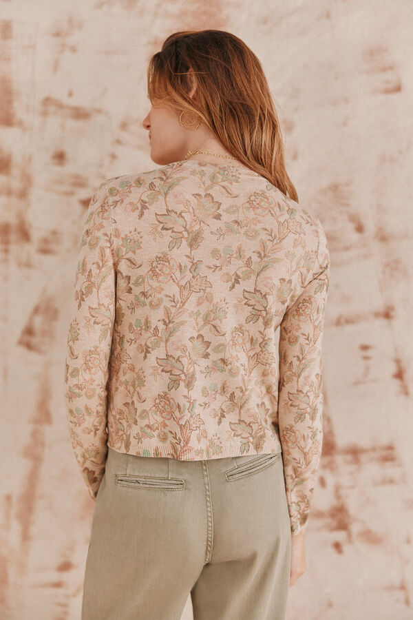 Hoss Intropia Susana. Casaco malha Ecru