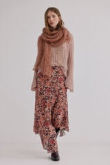 Hoss Intropia Rosana. Falda estampada Estampado Marron