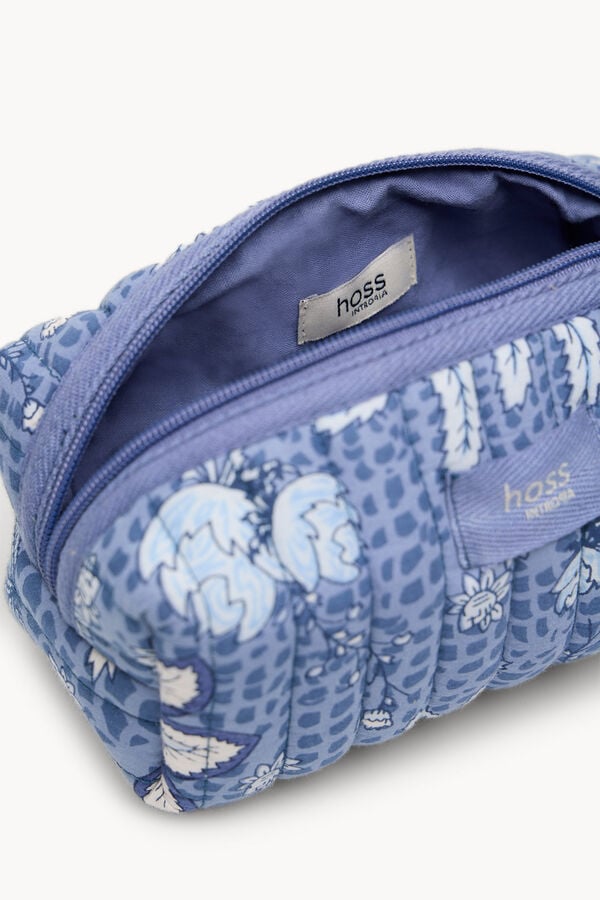 Hoss Intropia Nan. Neceser algod&oacute;n estampado Lila