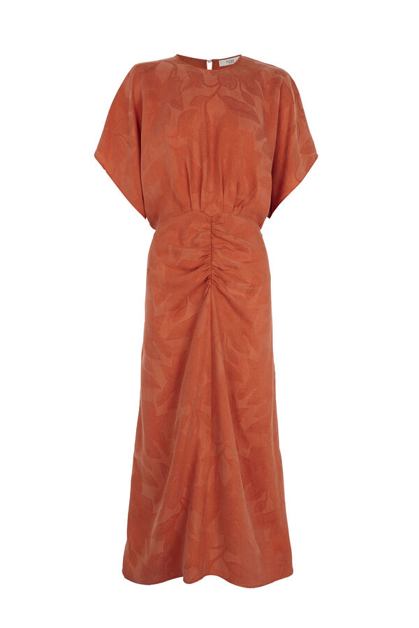 Hoss Intropia Alexa. Vestido jacquard ocasi&oacute;n Naranja