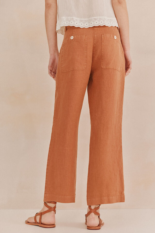 Hoss Intropia Priya. linho Castanho