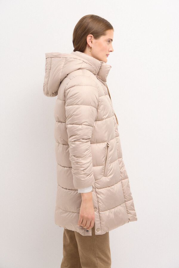 Hoss Intropia Dakota. Anoraque longo e grande Beige