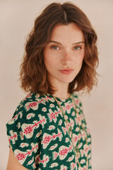 Hoss Intropia Mafalda. T-shirt estampada Verde