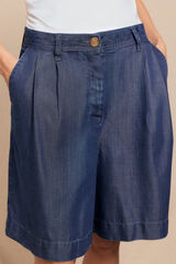 Hoss Intropia Bermuda fluida Azul marino