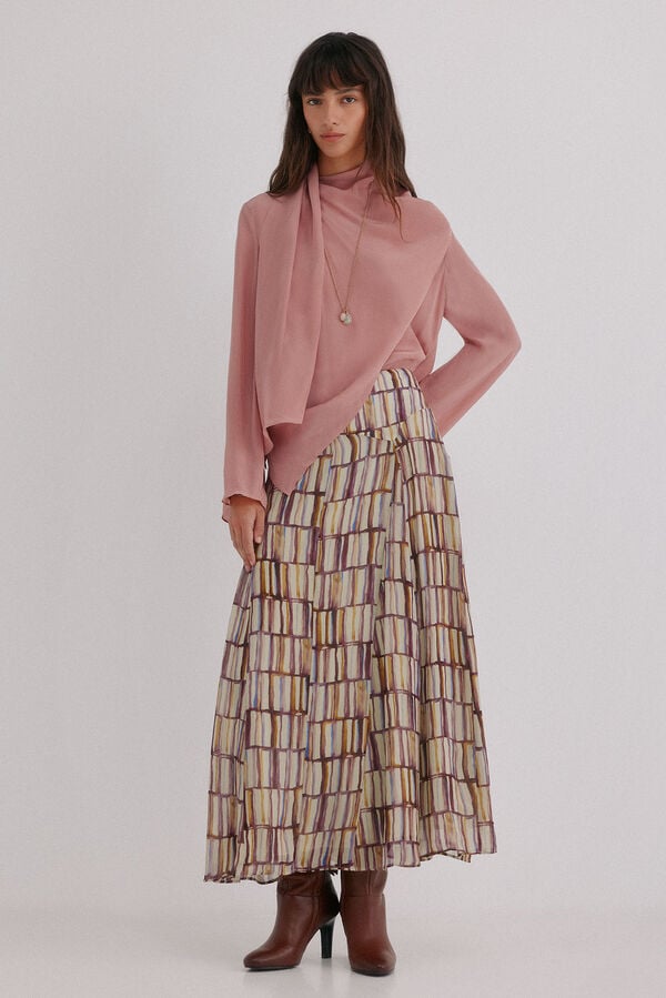 Hoss Intropia Rita. Falda fluida Lila