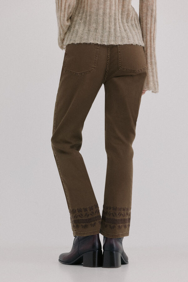 Hoss Intropia Basilea. Vaqueros bootcut Marron