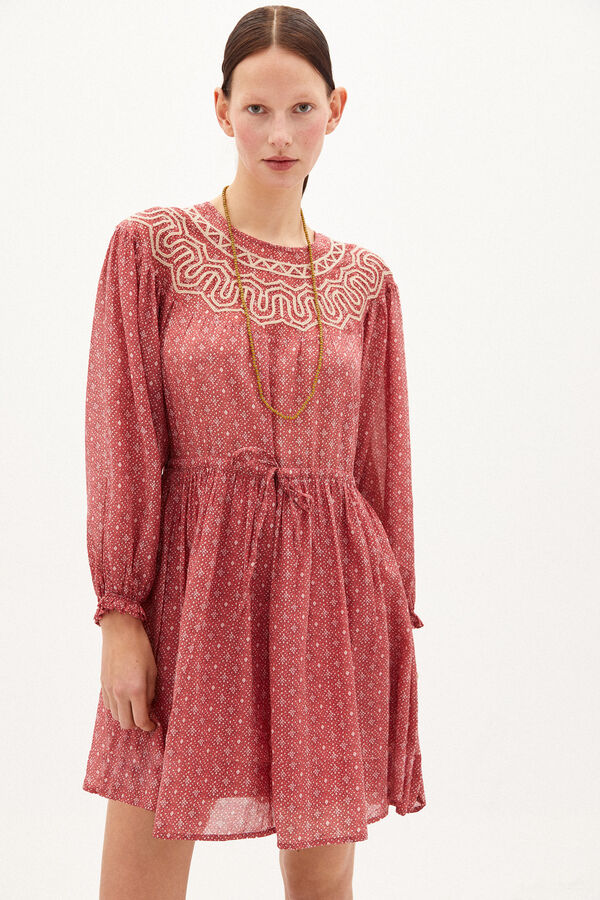 Hoss Intropia Agara Vestido corto estampado Rosa