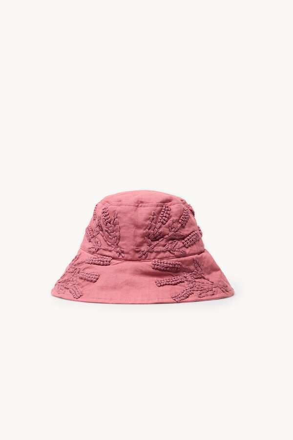 Hoss Intropia Meira. Gorro bordado em algodão Subiu