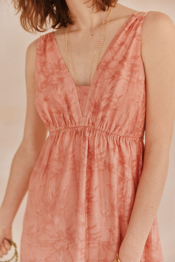 Hoss Intropia &Aacute;ngela. Vestido jaquard Rosa