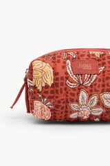 Hoss Intropia Nan. Neceser algod&oacute;n estampado Rosa