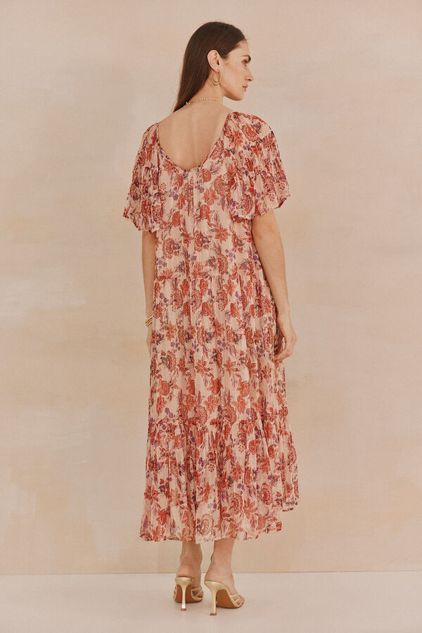 Hoss Intropia &Aacute;ria. Vestido fluido Dourado