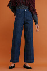 Hoss Intropia Bego&ntilde;a. Vaqueros wide leg Azul marino