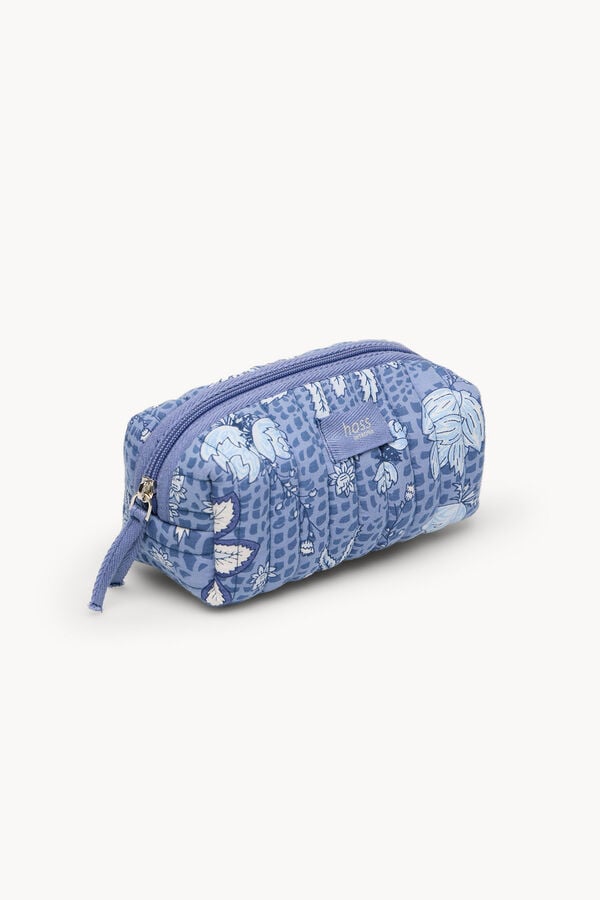 Hoss Intropia Nan. Neceser algod&oacute;n estampado Lila