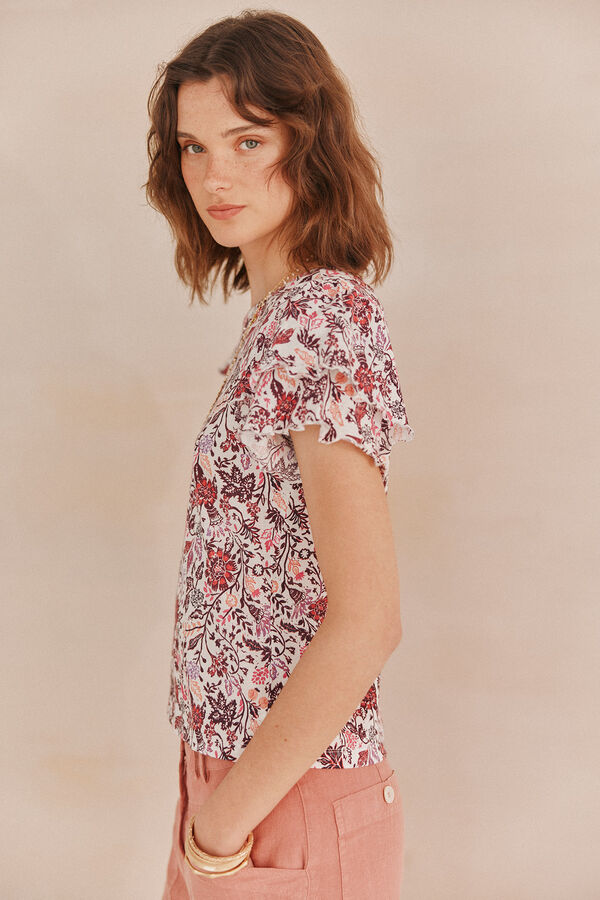 Hoss Intropia Marian. Camiseta estampada Multicolor