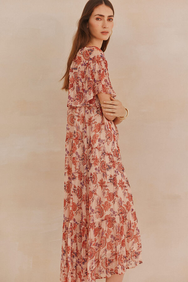 Hoss Intropia &Aacute;ria. Vestido fluido Dourado