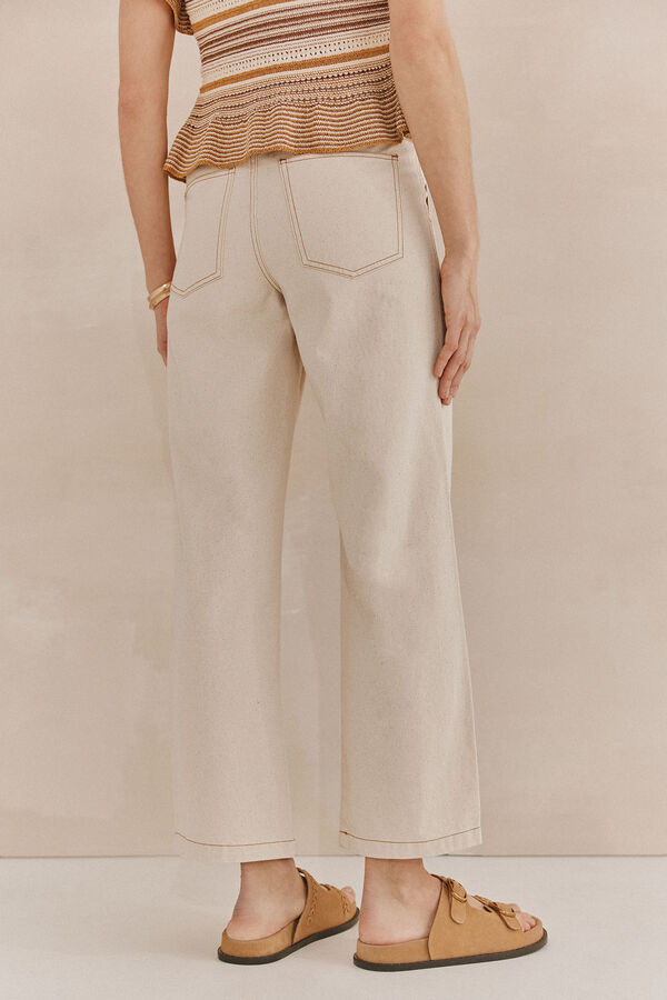 Hoss Intropia Paloma. Jeans fluído Ecru