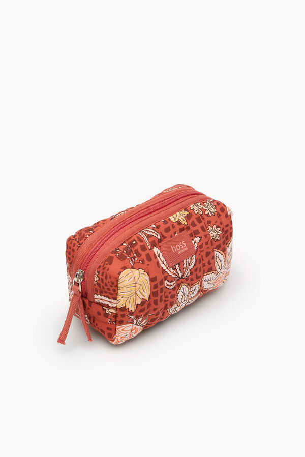 Hoss Intropia Nan. Neceser algod&oacute;n estampado Rosa