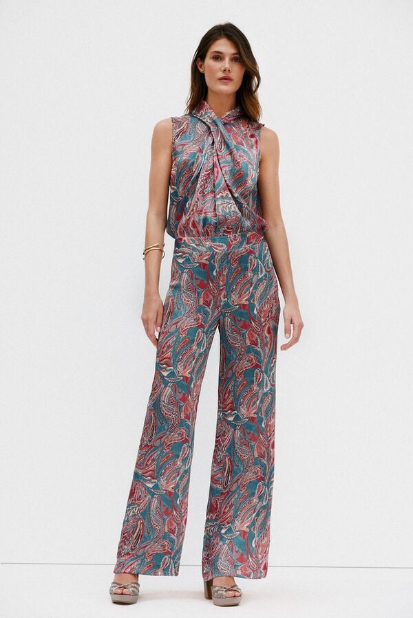 Hoss Intropia Paloma. Pantalones estampados Multicolor