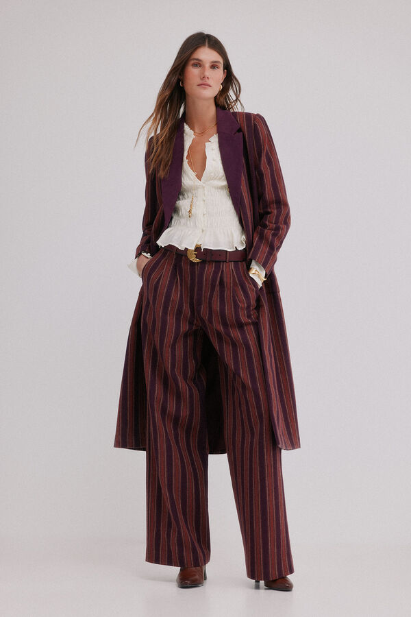 Hoss Intropia Francesca. Sobrecasaca riscas Granada