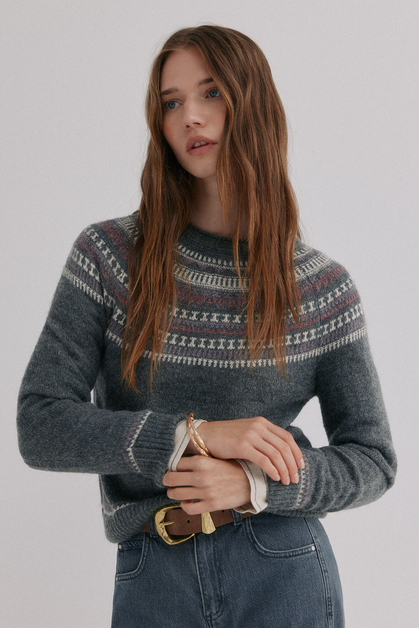 Hoss Intropia Nia. Jersey con motivos