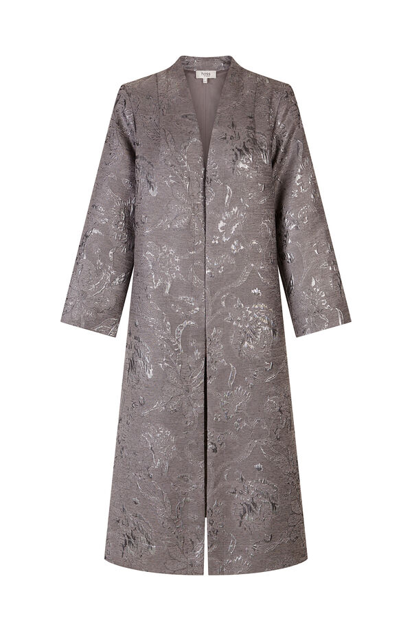 Hoss Intropia Eva. Quimono jacquard Cinzento