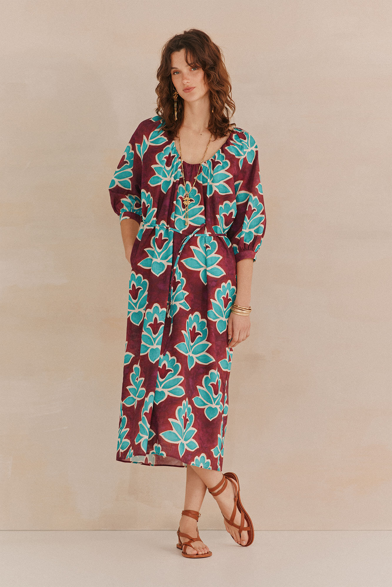 Hoss Intropia Celina. Vestido estampado.