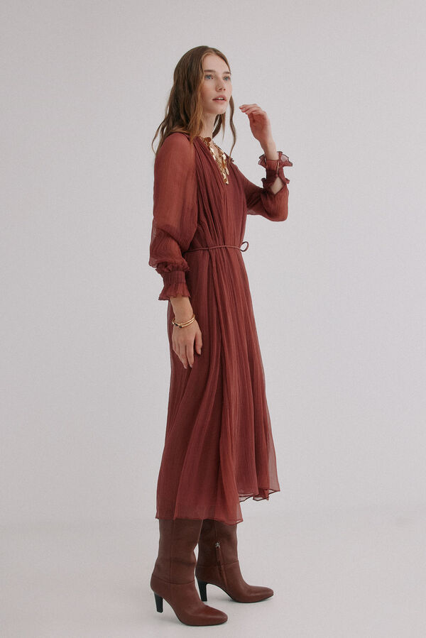Hoss Intropia Alejandra. Vestido esvoa&ccedil;ante Subiu
