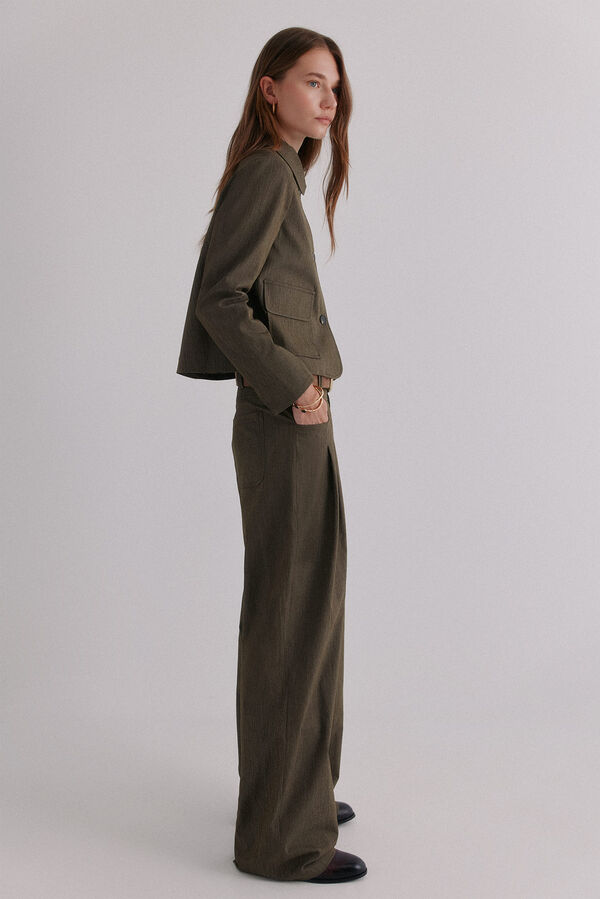 Hoss Intropia Elo&iuml;se. Chaqueta casual Kaki