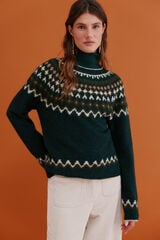 Hoss Intropia Ilma. Jersey grecas Verde