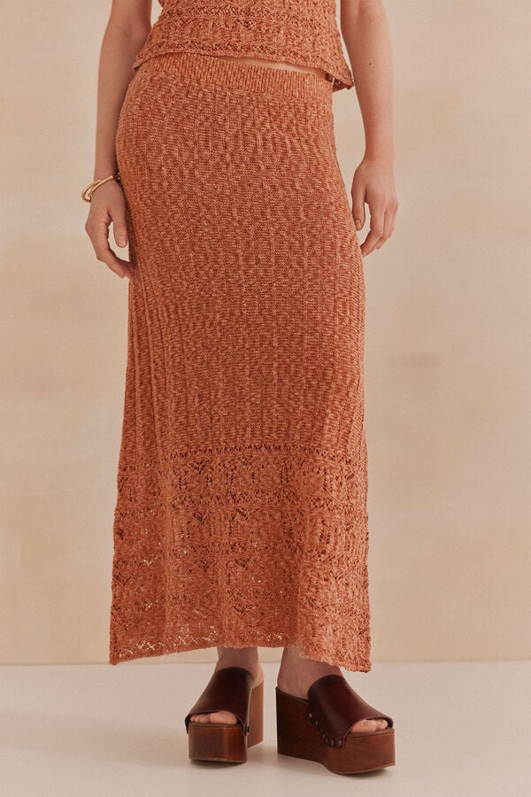 Hoss Intropia Ruth. Saia de malha Vermelho