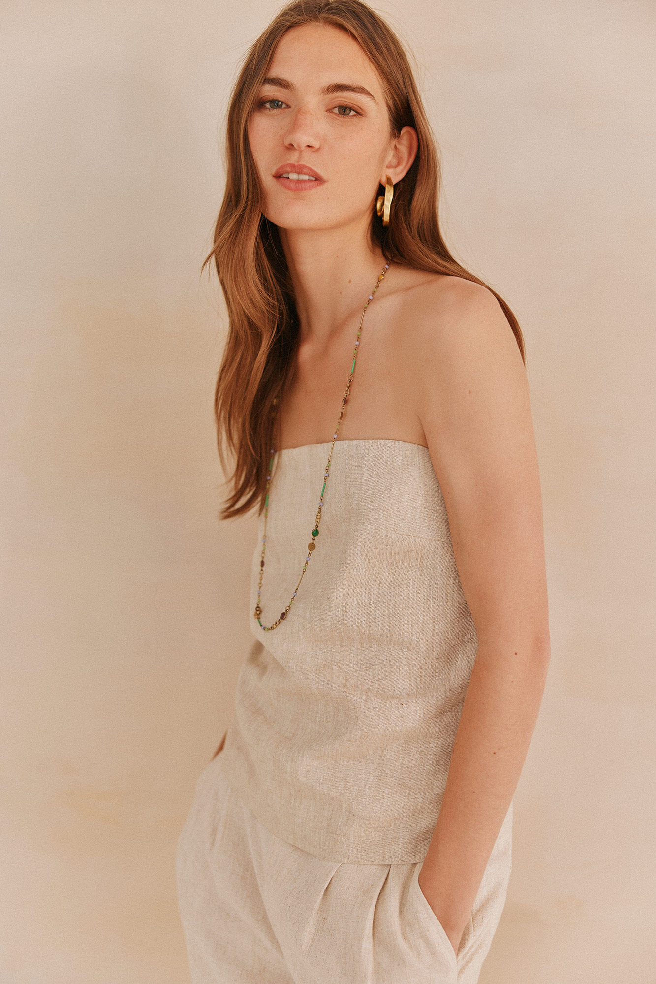 Hoss Intropia Greta. Top palabra de honor