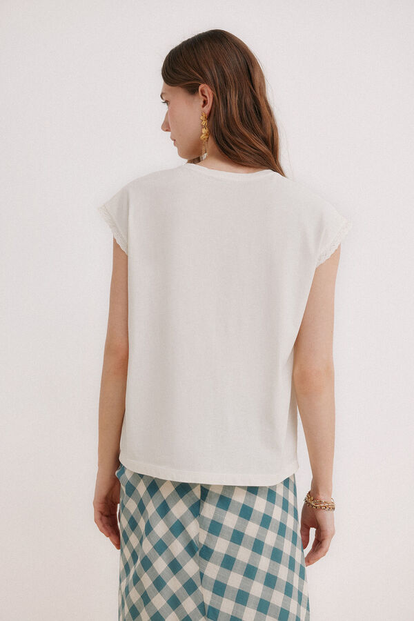 Hoss Intropia Momo. T-shirt lavada Beige