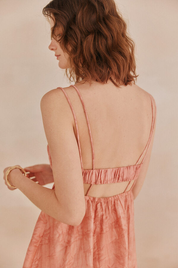 Hoss Intropia &Aacute;ngela. Vestido jaquard Rosa