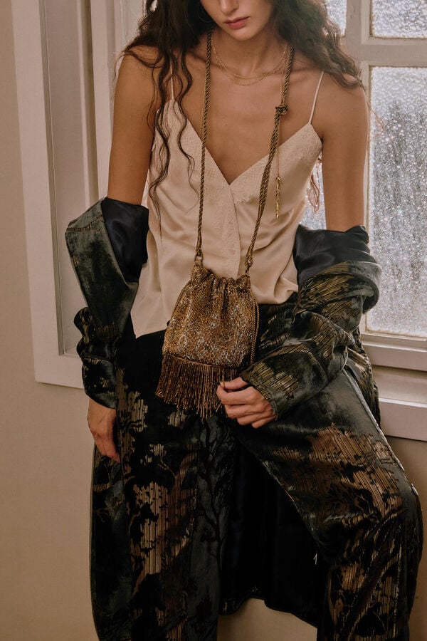 Hoss Intropia Cristina. Top de lingerie Ecru