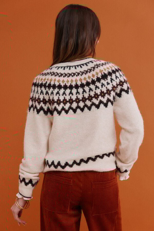 Hoss Intropia Ilma. Jersey grecas Beige