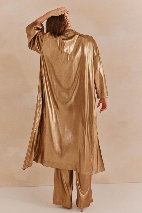 Hoss Intropia Esti. Quimono bordado Ecru