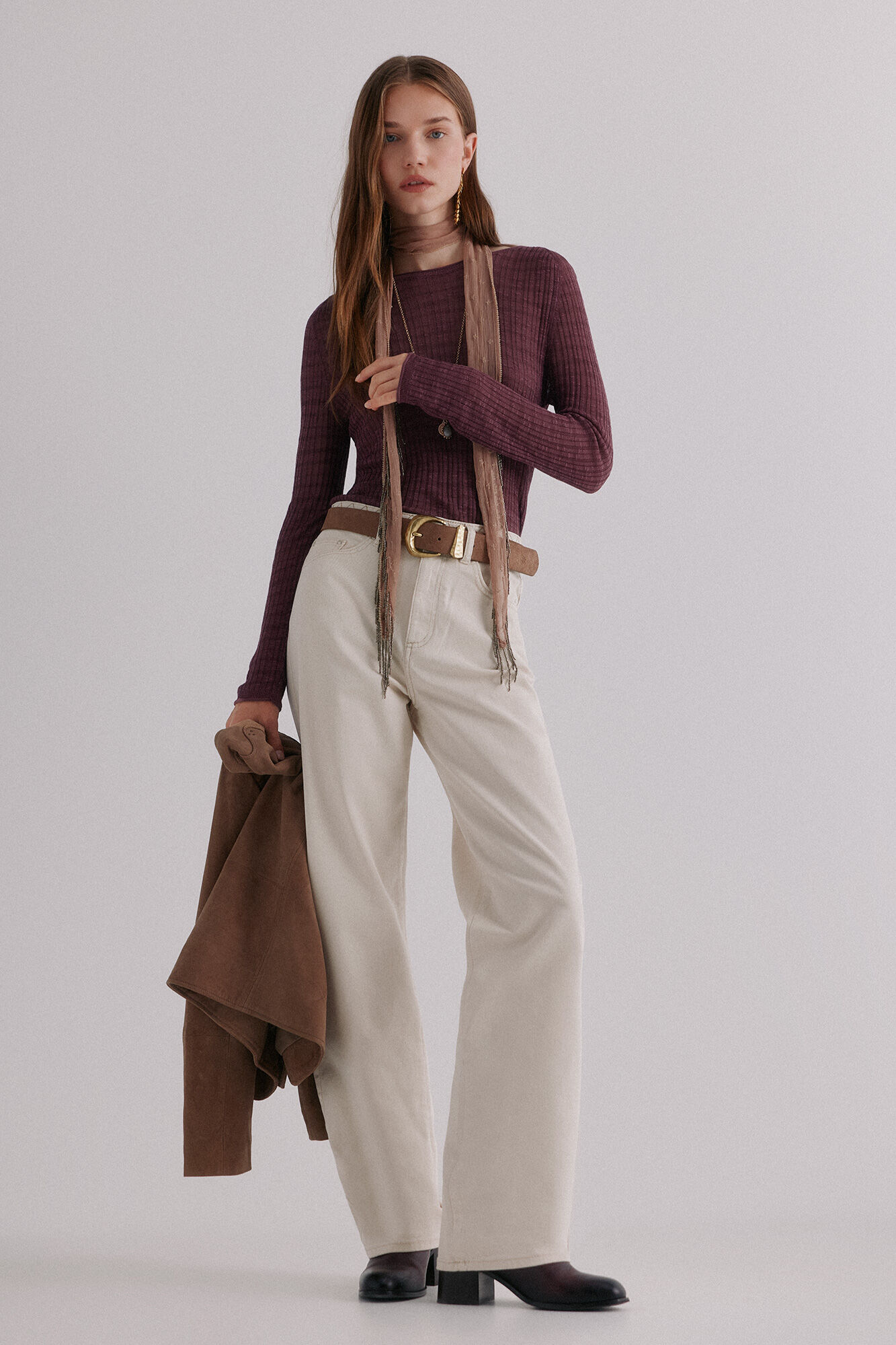 Hoss Intropia Nadine. Top estampado a rayas