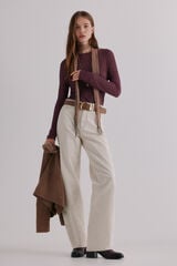 Hoss Intropia Nadine. Top estampado a rayas Lila