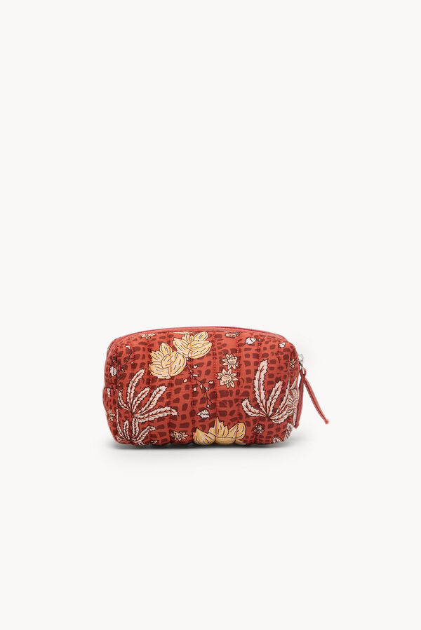 Hoss Intropia Nan. Neceser algod&oacute;n estampado Rosa