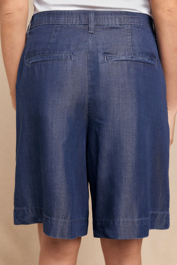 Hoss Intropia Bermuda fluida Azul marino